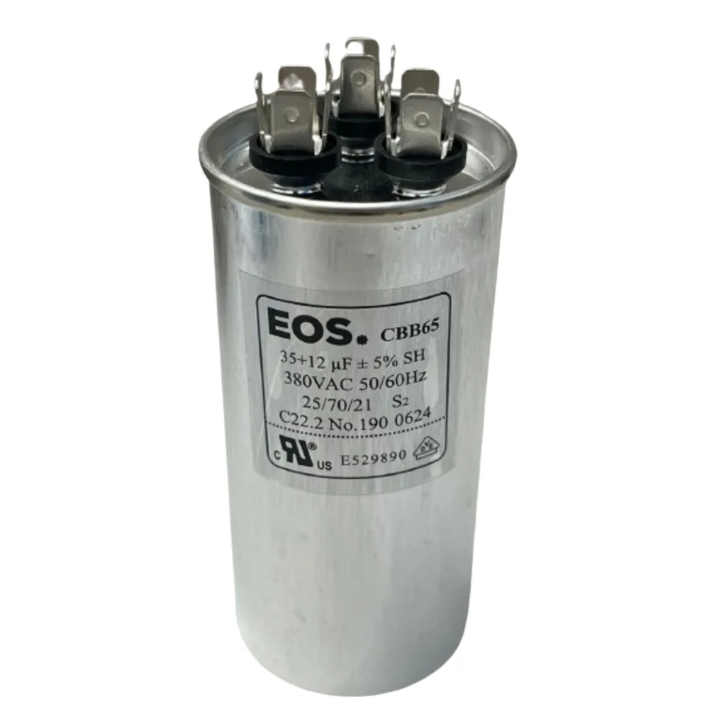 Capacitor Duplo 35+12uF 127V / 240V / 380V / 440V Para Ar Condicionado Split e Janela Universal