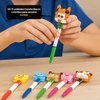 Kit 12 Canetas Blocos Coloridos Encaixe Criatividade Aprendizado Infantil Fácil Uso