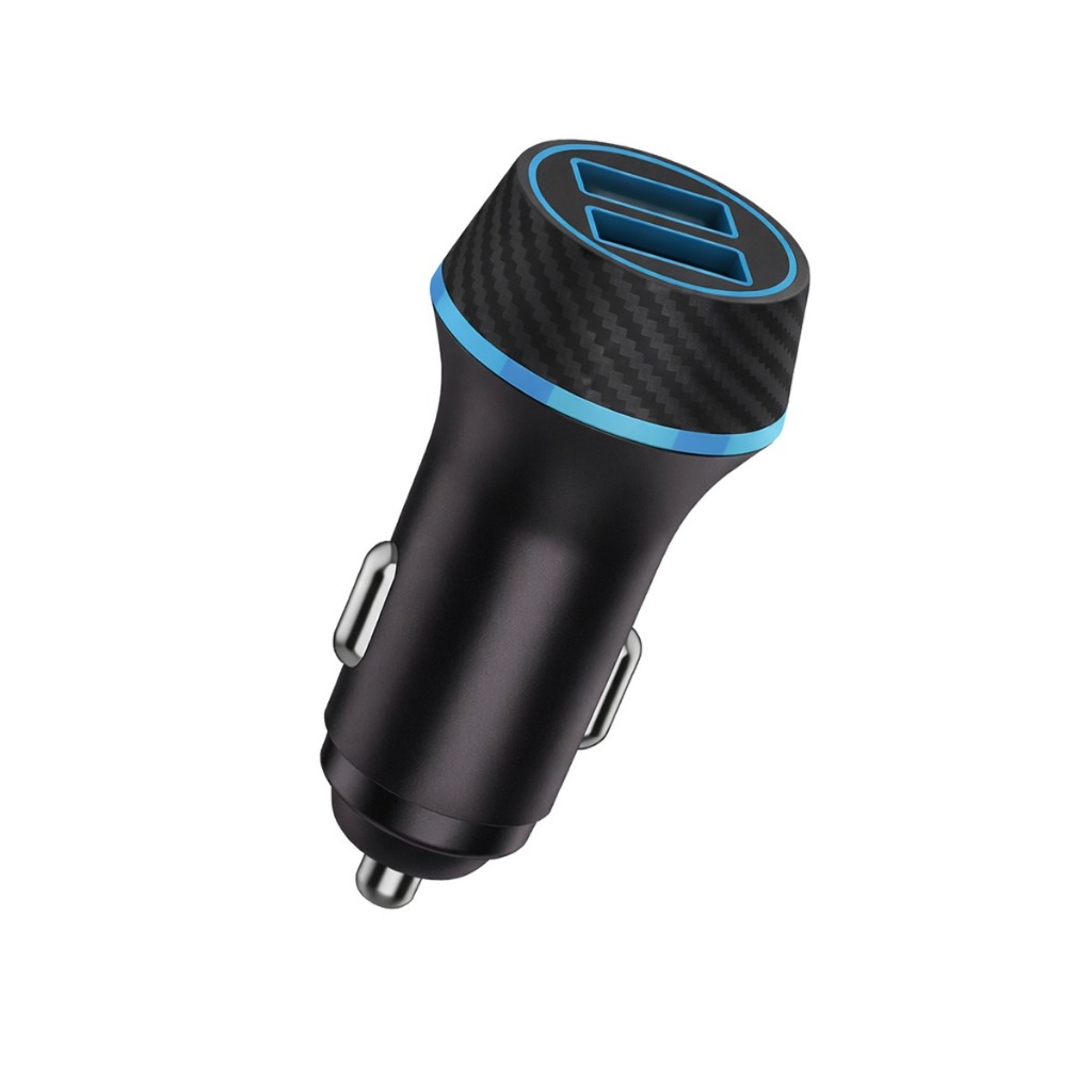 Carregador Veicular Turbo 36W Dual USB Quick Charge 3.0 Fast Charge Universal