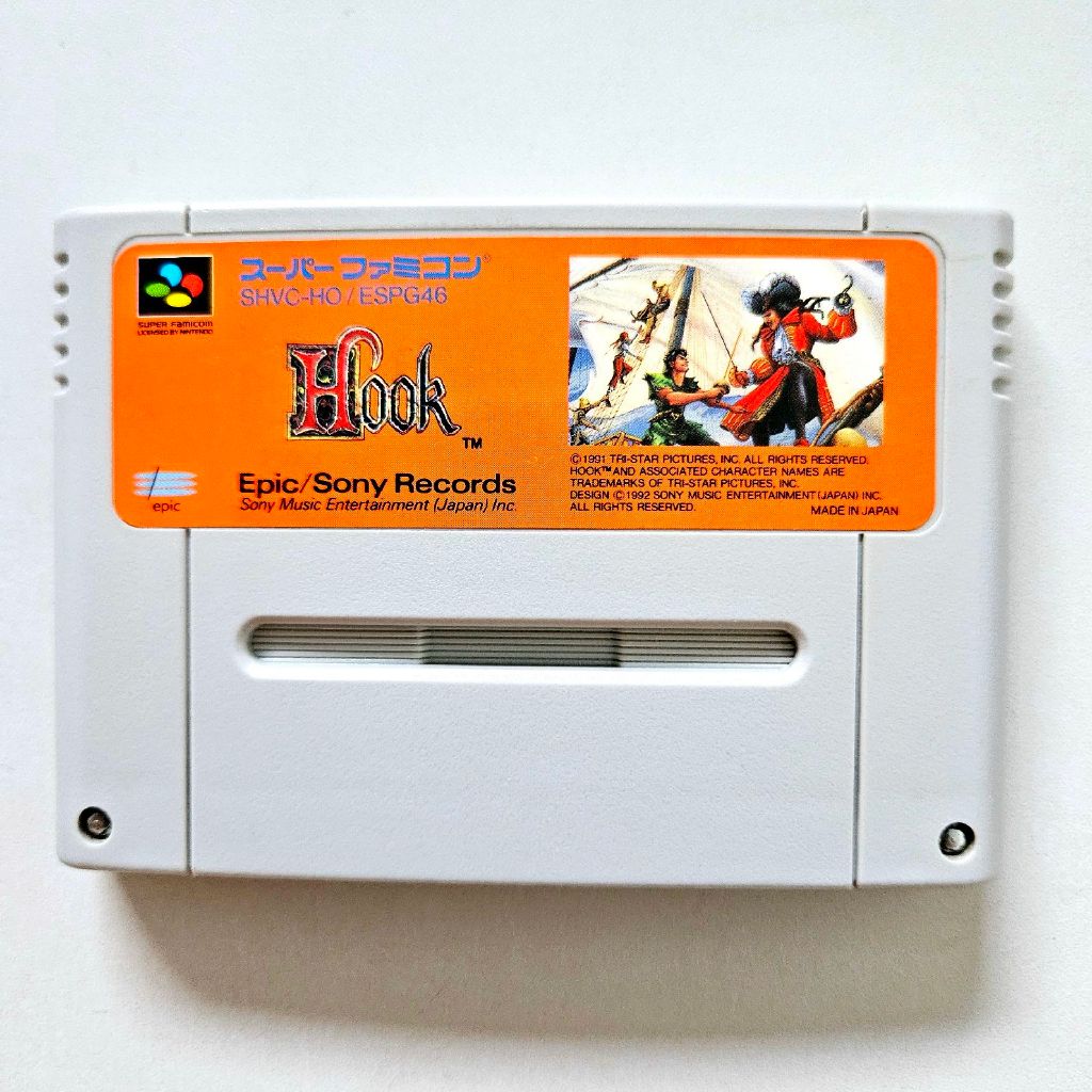 Hook (Peter Pan) Original Super Nintendo Famicom Snes Sfc