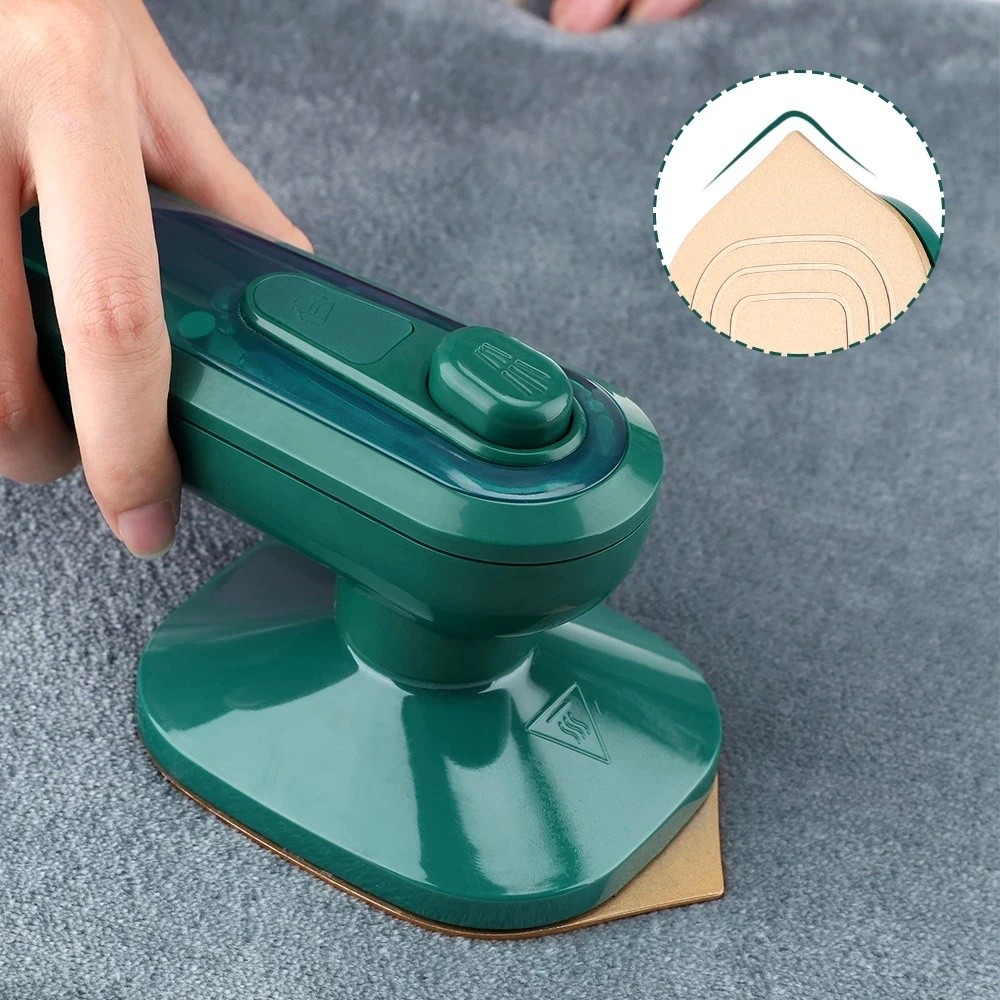 Ferro A Vapor Portátil  Para Viagem Mini Passador De Roupas Cabe Na Mala Elétrico Pequeno Casa
