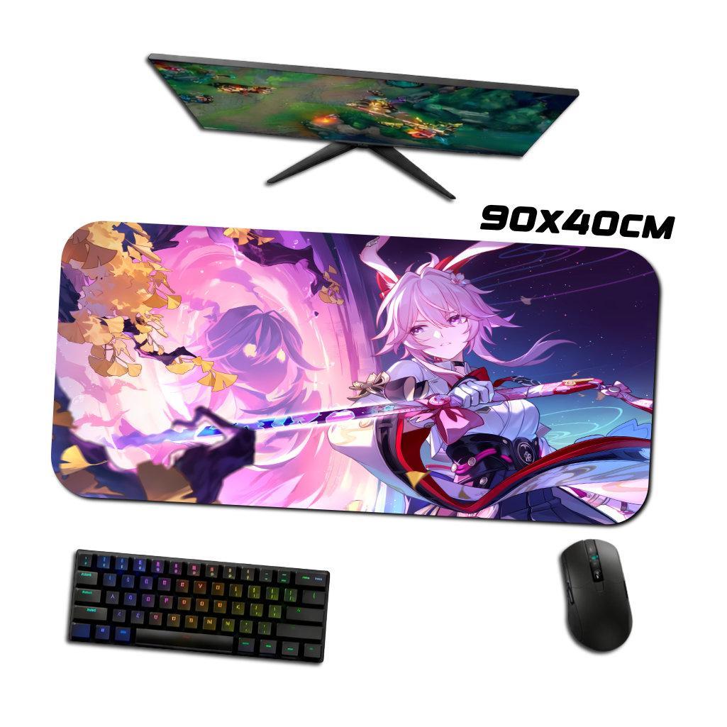 Mouse Pad Gamer - Evanescia 6 - Honkai Star Rail - 90x40 80x40 60x40 70x30 40x45 cm