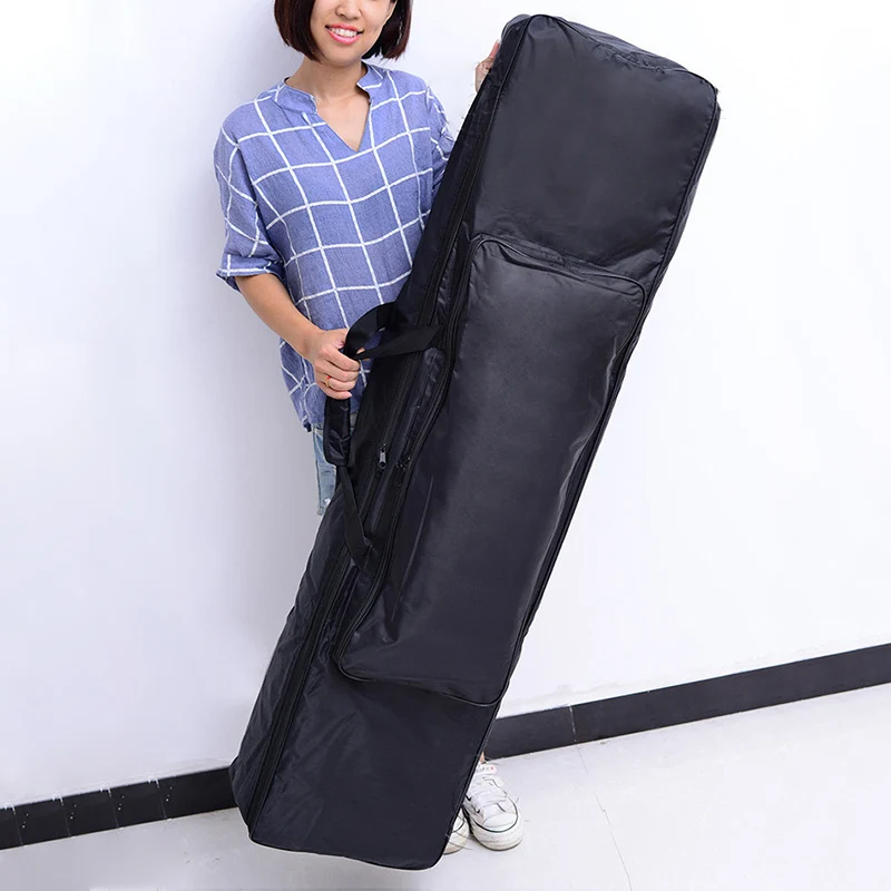 Portable 88-Key Keyboard Electric Piano Keyboard Bag Durable Multi-function Oxford Cloth Digital Piano Keyboard Backpack XA708Y