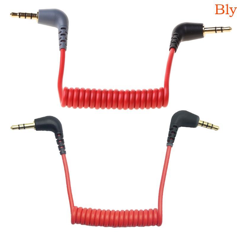 Bly Substituição 3 5mm TRS Para TRRS Adaptador RODE SC7 SC2 Por Vídeo MIC