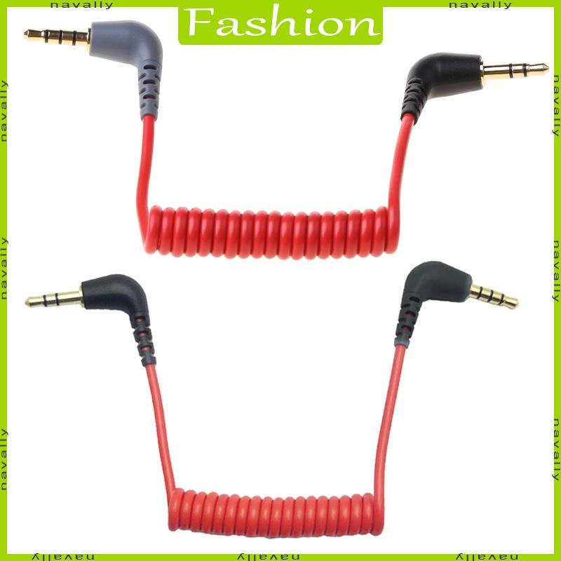 nava Substituição 3 5mm TRS Para TRRS Adaptador RODE SC7 SC2 Por Video MIC