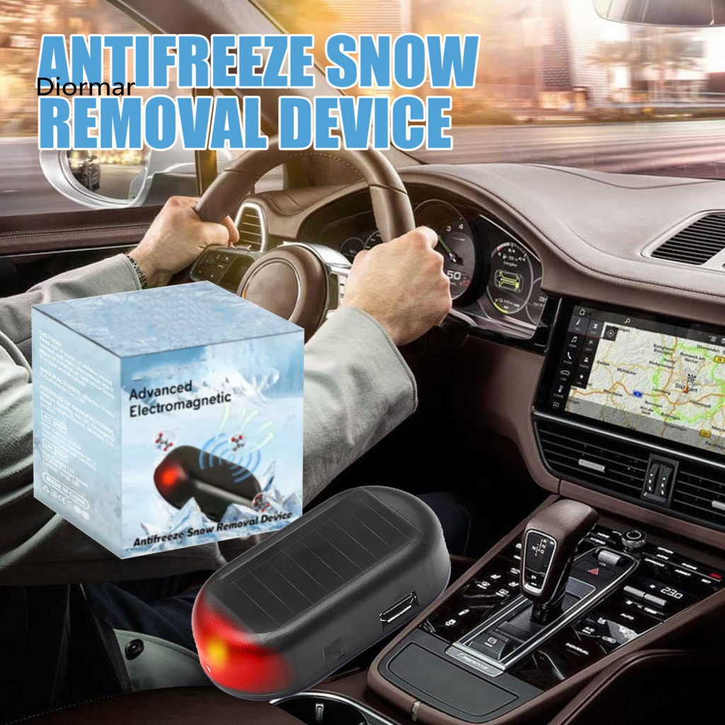 Vehicle Snow Removal Tool 2pcs Car Device Electromagnetic Wave Anti-freezing for Fast Efficient Ice Instrument Defrostin