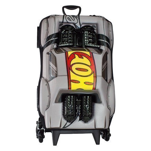 Mala Infantil Rodinhas 3D Cinza 20 Litros 5kg Night Shifter MAX TOY