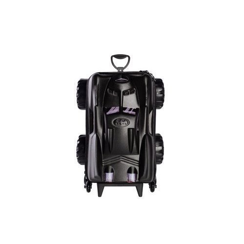 Mala Infantil Batmóvel 3D Rodinhas Preta 20 Litros MAX TOY