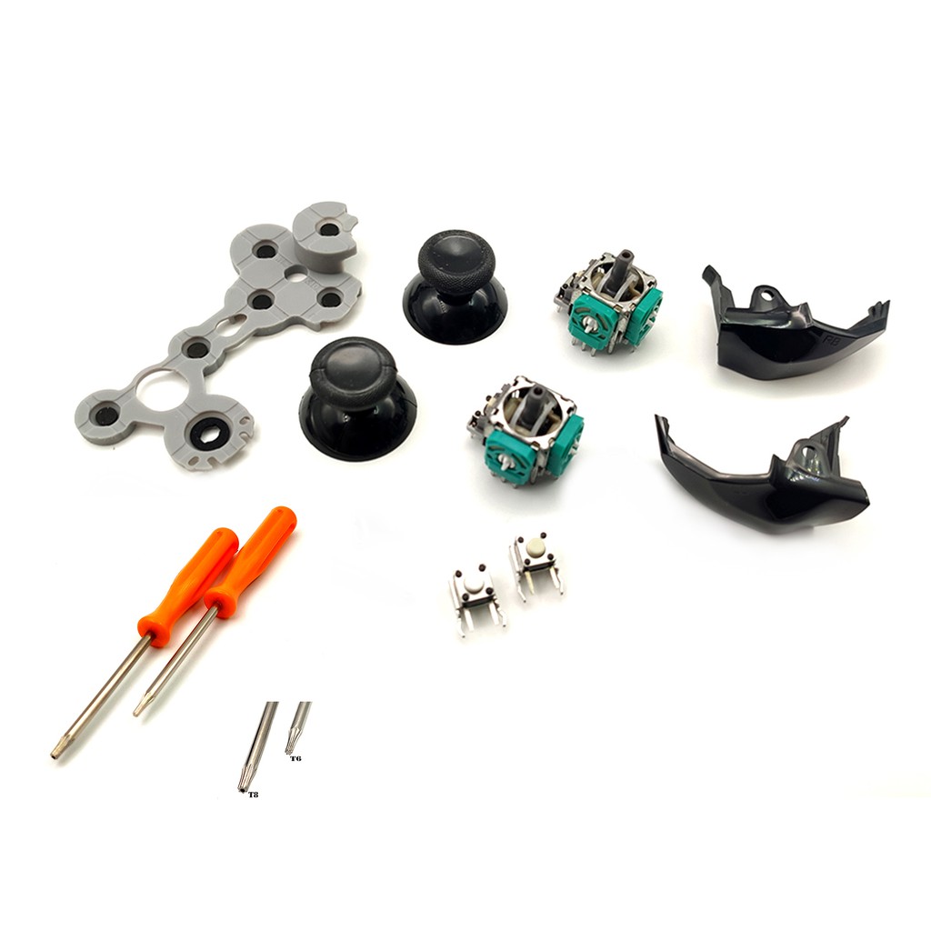 kit COM 11 peças reparo  para Controle X One Sem Saída P2 MODELO 1537