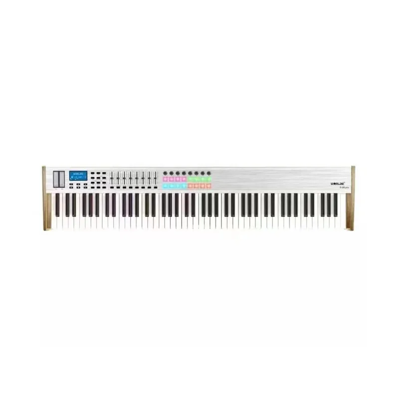 Worlde Pro 88key Midi Keyboard Controller 88 Usb Digital Music o Studio Piano 88-keys for Musical Instruments Wholesale