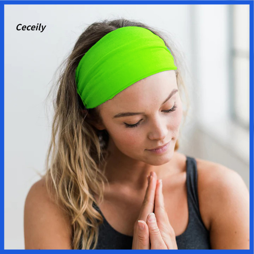 Elastic Headband for Sports Sweatband for Workouts Sweatbands Stay Dry for Men Women – Lightweight Breathable Versatil