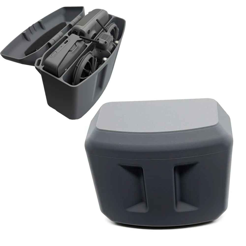 Hard Carrying Case for DJI Neo 2 3D Printed Protective Box with Magnetic Lid Adjustable Strap Holds Drone Battery Hub