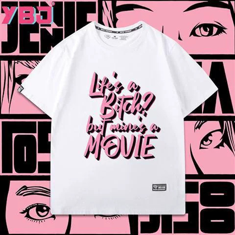 Camiseta Branca Unisex Design com Letras Estilizadas Textos 
