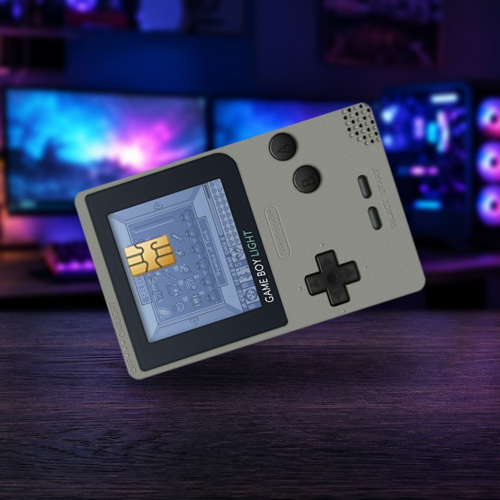 Adesivo Skin Pelicula de Proteção para Cartão de Crédito Game Boy Retro