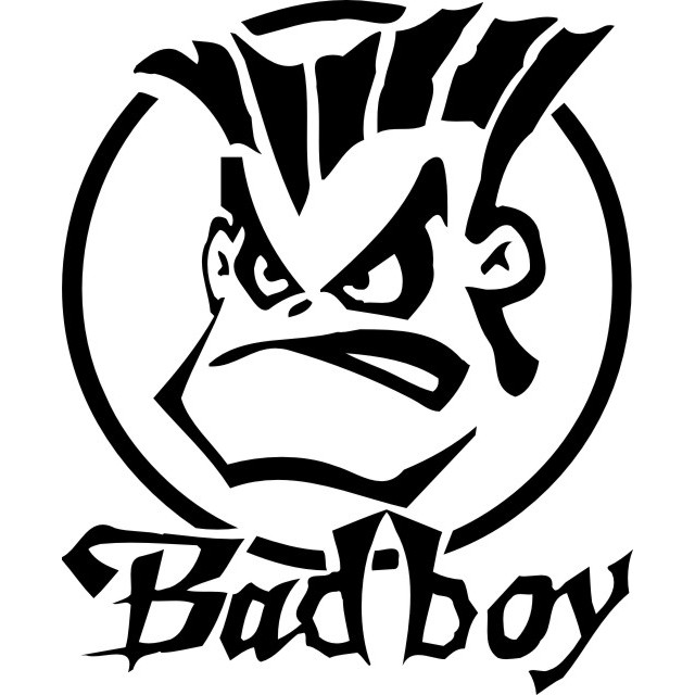 Adesivo decorativo Bad Boy - 13x10cm