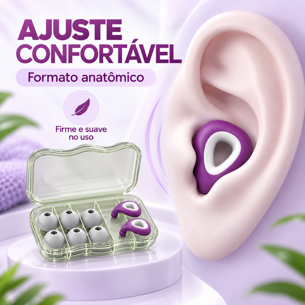 Soft Breathable Silicone Noise Reduction Earplugs Anti-Snoring Washable Reusable
