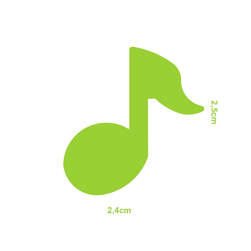 Furador Art & Montagem - Jumbo Nota Musical (Papel e EVA)
