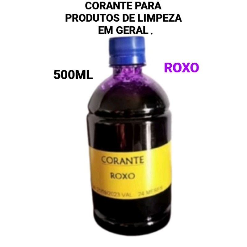 CORANTE PARA SABÃO LÍQUIDO, DETERGENTE, DESINFETANTE, DIFUSORES, AROMATIZADORES, ÁLCOOL PERFUMADO 500ML XT11