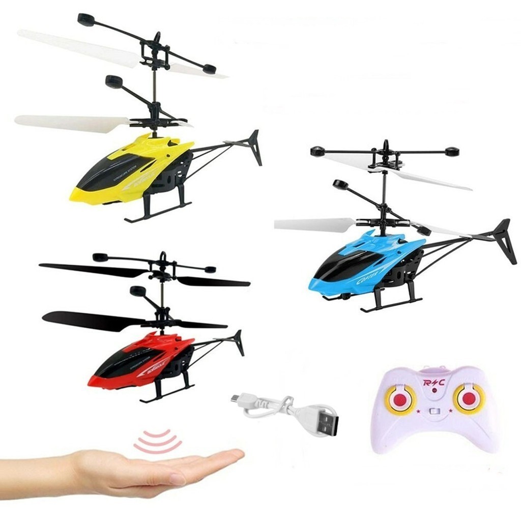 Mini Drone Helicóptero de Controle Remoto com Sensor de Mão – Ideal para Crianças e Iniciantes