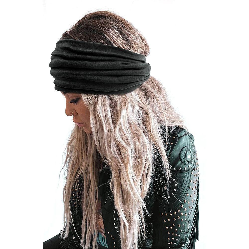 SUBEI Head Bandas De Cabelo Para Acessórios Femininos De Yoga Extra Large Thick Turban