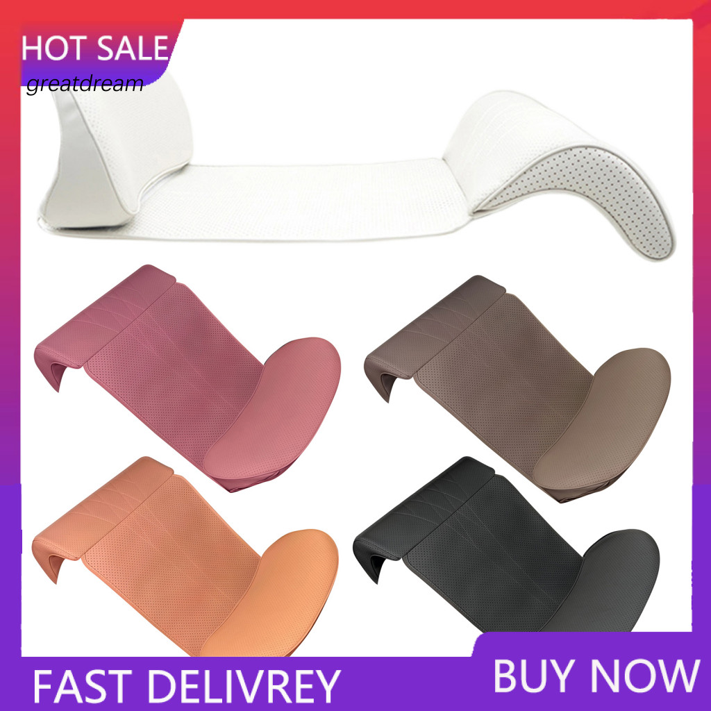 Ventilated Car Seat Cover Cushion Universal Faux Leather with Lumbar Support – Summer Pad for Suv Truck Van Breathable