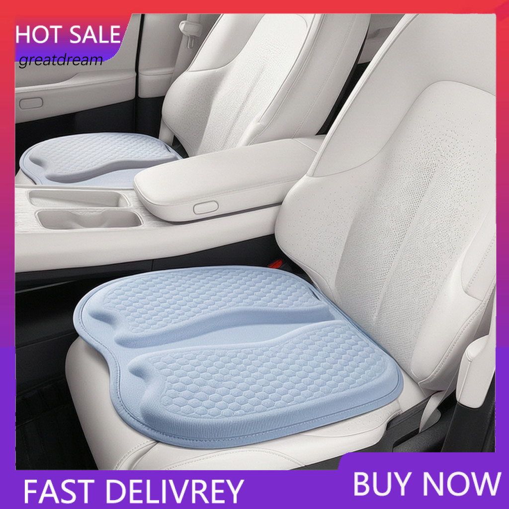 Gel Seat Pad Tailbone Support Cushion Car for Breathable Non-slip Front Comfortable Chair Protector for Driver Vehicle H