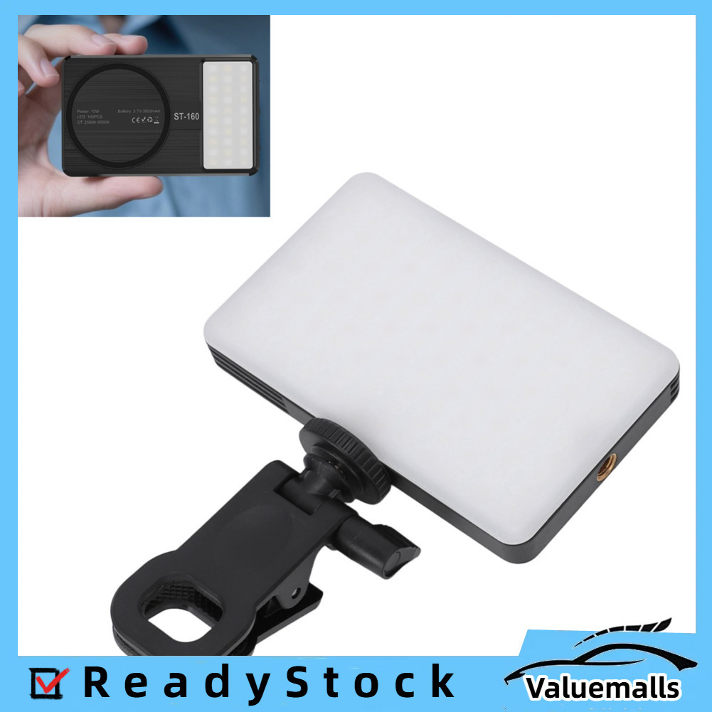 Valuemalls-br Yunseity Luz magnética para telefone selfie, 120 LED, dupla face, 2500-9000K, preenchimento regulável,