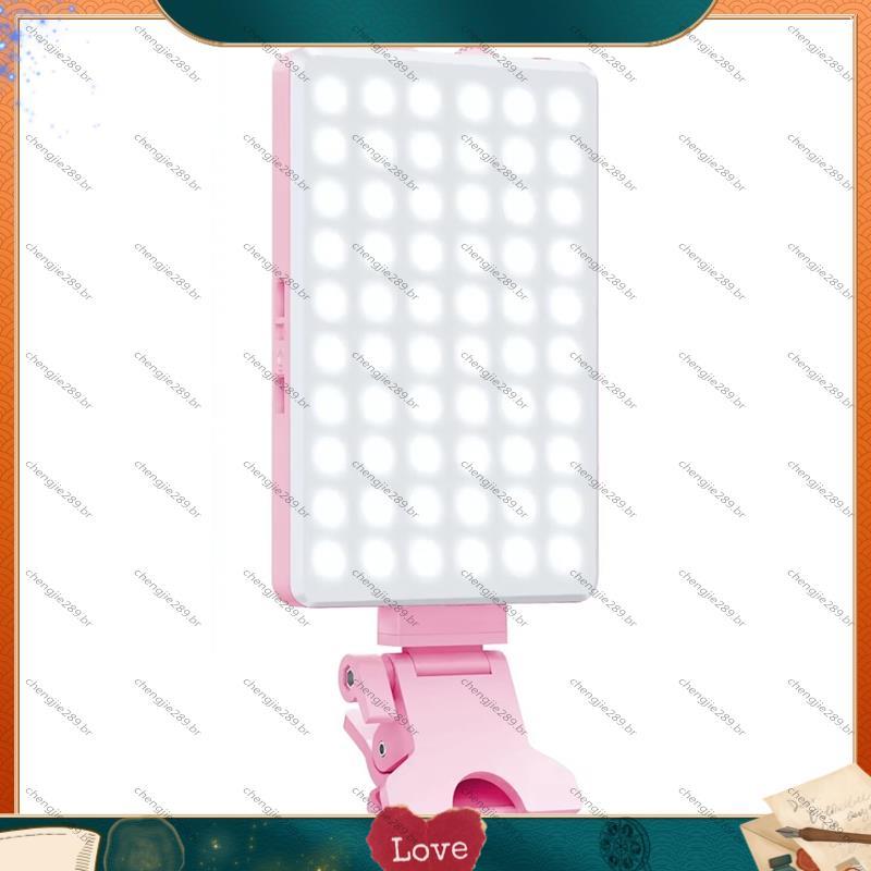 [Novo C] Luz De Preenchimento De Foto E Vídeo Para Celular Com Clipe Ajustado LED Selfie 80 2500K-9000K Bateria