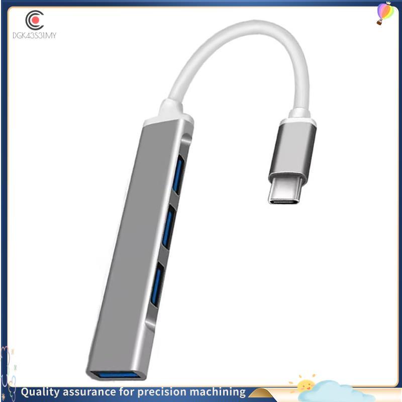 [hukou33] Hub USB Tipo C De Alta Velocidade 3.0-4 Em 1 Divisor Para Laptop , Smartphones , Tablets-Transferência De Dado
