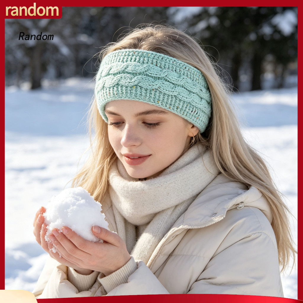 Soft Fleece Lined Headbands for Women Thermal Ear Covers for Weather Winter for Thick Knit Warmers Warm for Outdoor for