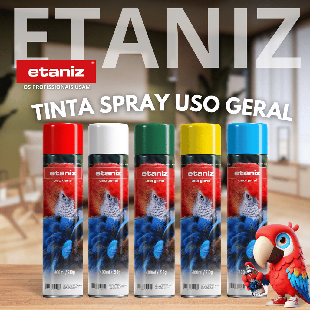 Tinta Sprays  Todas As Cores 400ml Uso Geral E Automotivo