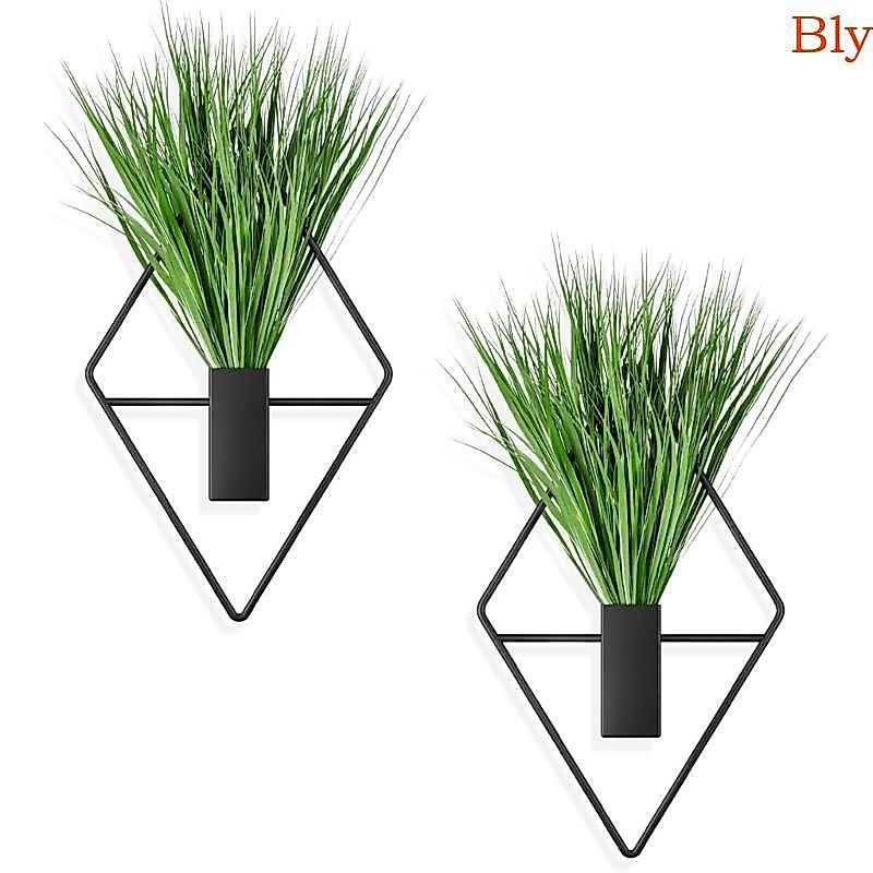 Recipiente Para Plantas De Montagem Em Parede Bly 2pack Com Suporte Internas De Ferro Contemporâneo