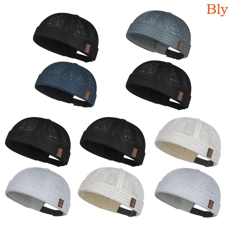 Bly 2Pack Skull Cap Chapéu Turbante Aba Docker Malha Para Adolescentes Ar