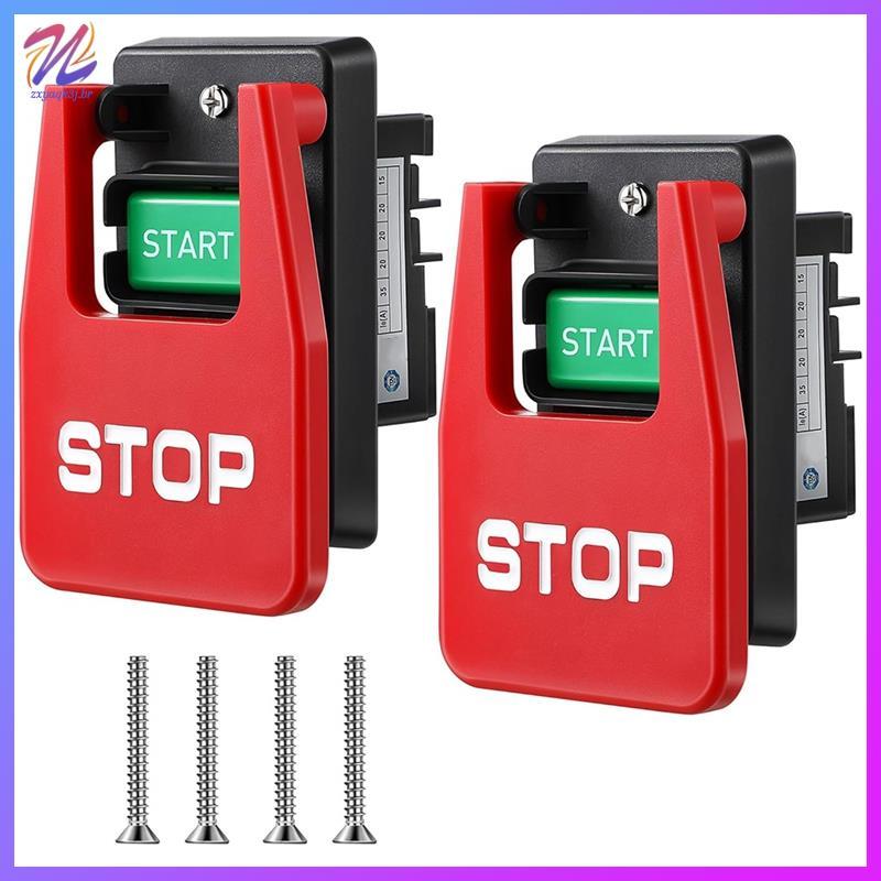 Para Interruptores De Remo De Segurança Ferramentas De Marcenaria 2PACK 120/230V Interruptor Liga/Desliga Monofásico