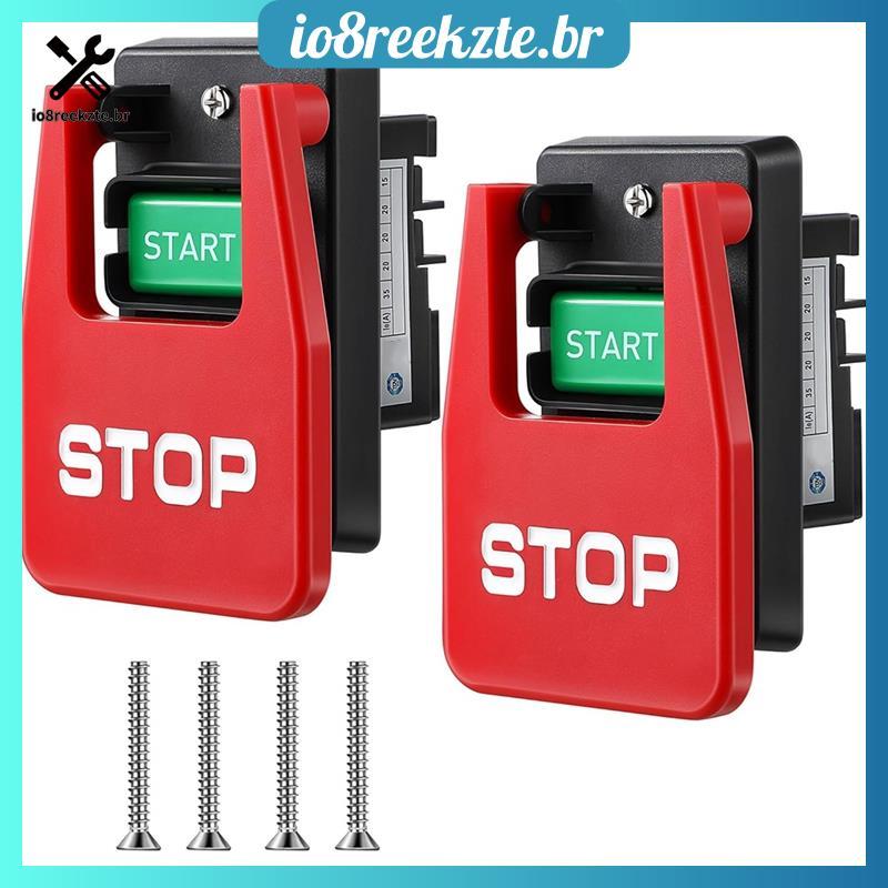 Interruptores De Remo De Segurança 2PACK 120/230V Liga/Desliga Monofásico Para Ferramentas De Marcenaria