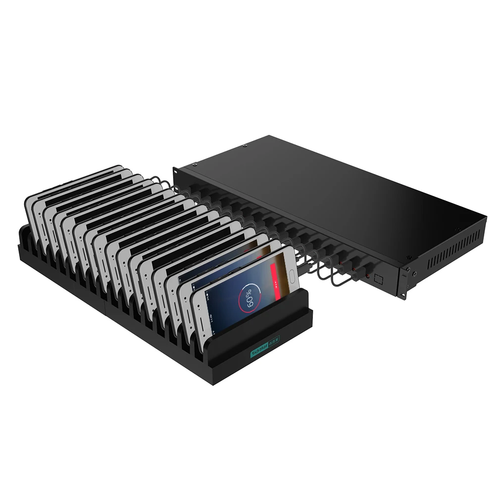 High Power Sipolar C-165 Multiple USB Charging Station Smart Phone Charger 16 Port USB Charging Station for Multiple Devices