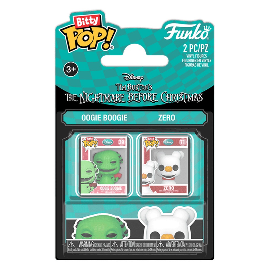 FUNKO BITTY POP 2PACK NBC OOGIE BOOGIE & ZERO 88923 NOVO ORIGINAL