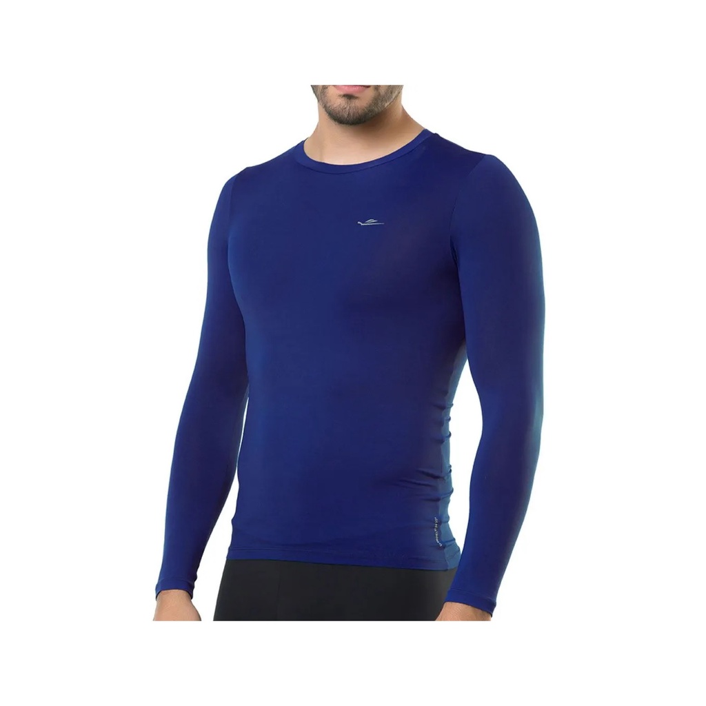 Camiseta Termica Elite Segunda Pele Slim Fit Marinho