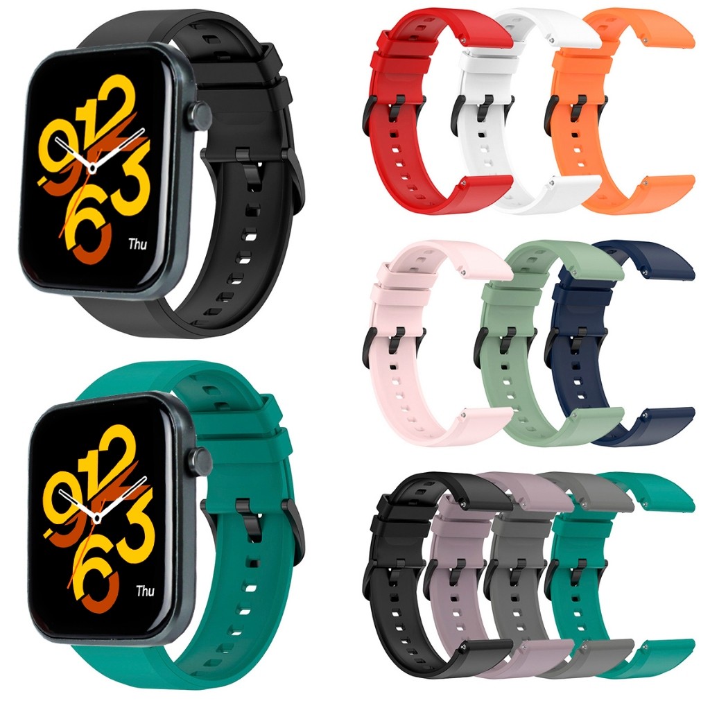 Smartwatch Haiz My Watch I Slim Pulseira Silicone 22mm Para Reposição Elite Resistente Macia HD