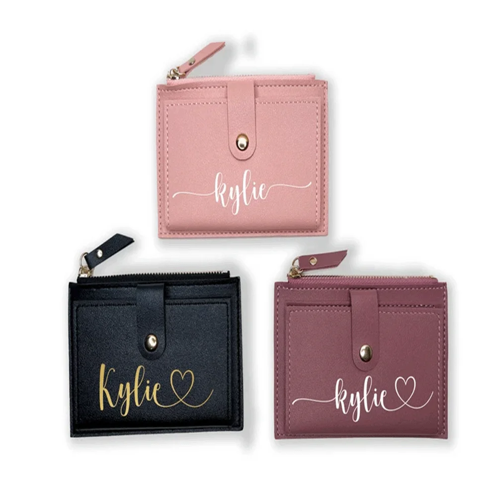 Customized ultra-thin double-leather multi-functional mini convenient small wallet suitable for students and office workers