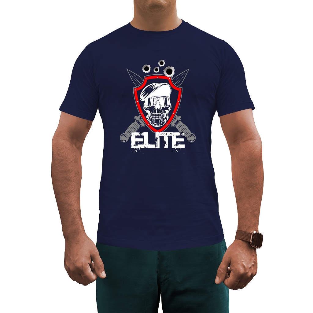 Camisa Camiseta Moda Masculina Slim Elite 100% ALGODÃO