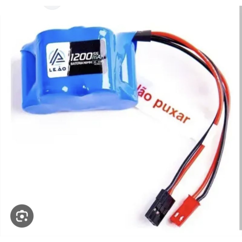 BAT 6V NIMH 1200MAH FLAT E PIRÂMIDE AUTOMODELO TRAXXAS REVO 3.3 RECEPTOR