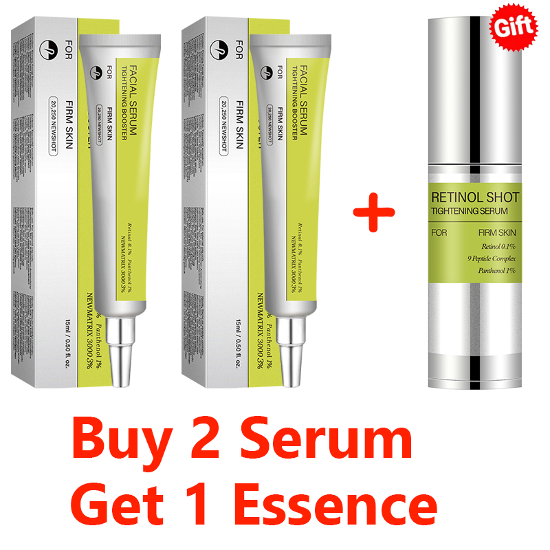 Retinol Shot Eye Essence Serum Long Lasting Moisturizing Dark Circles Wrinkles Smoothing Gentle Non Irritating Eye Skin