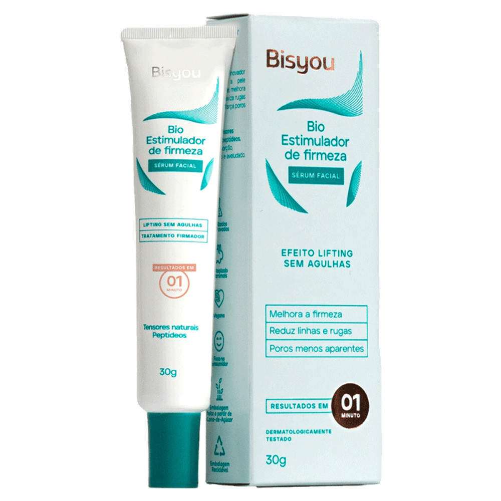 Bisyou Bio Firming Stimulating Serum - Needle-Free Lifting, Anti-Aging, Pores, Wrinkles, Combination and Dry Oily Skin