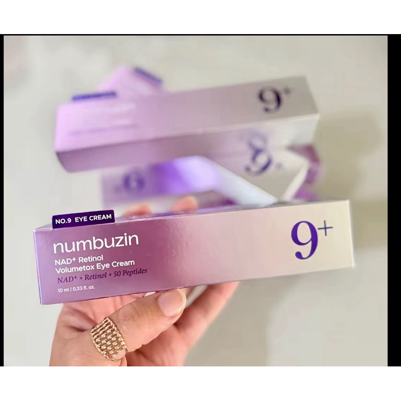 Numbuzin No.9 Eye Cream 10ml - Firms Skin, Reduces Wrinkles, Brightens Dark Circles