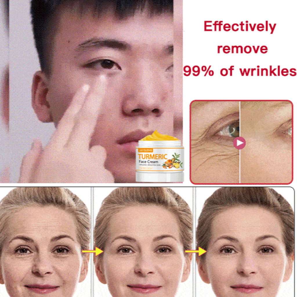 [Anti-Idade Eficaz] Brightens Skin & Reduces Wrinkles/Creme Facial/Reduz Rugas/Turmeric