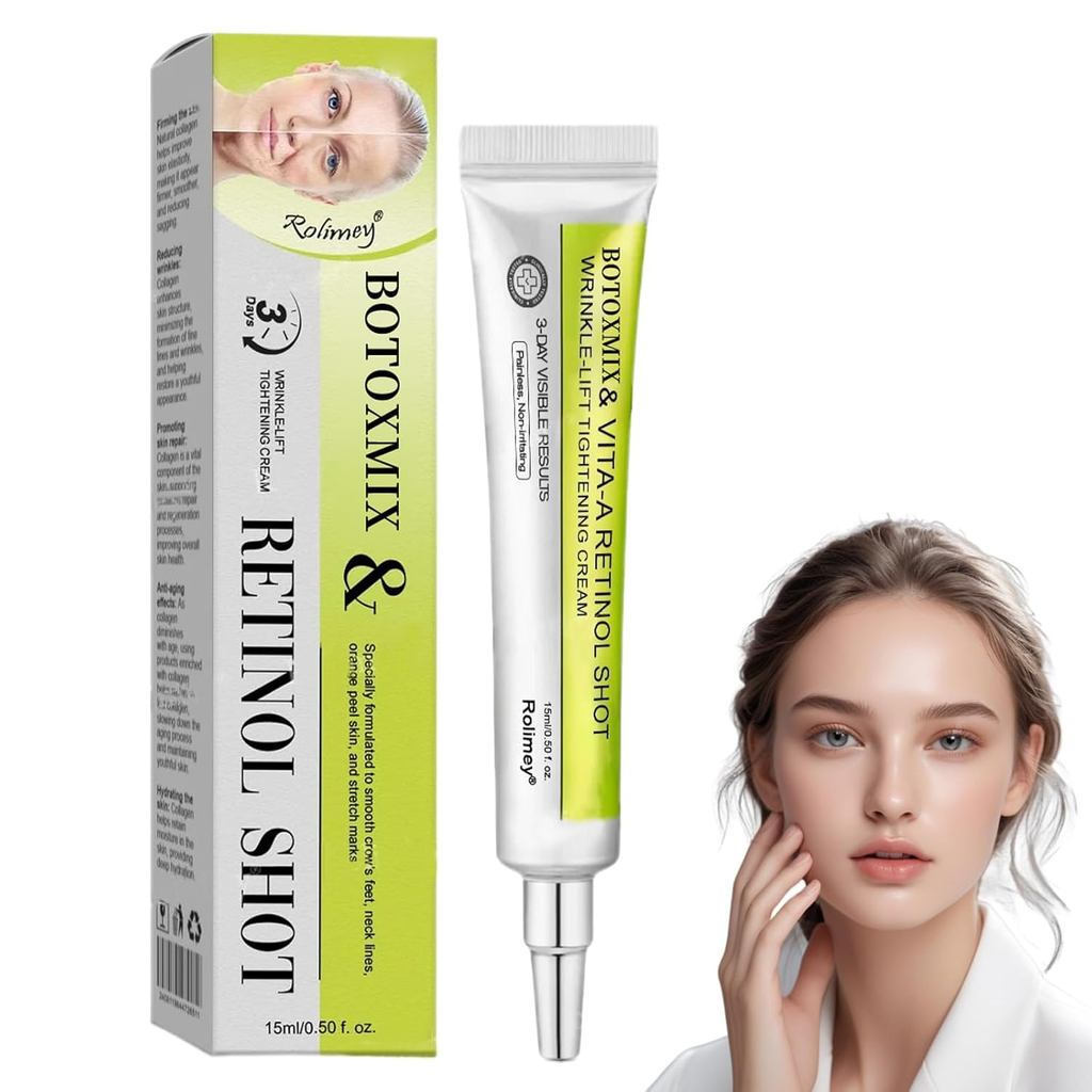 Botoxmix&Vita-ARetinolShotWrinkle-LiftTightening Wrinkles - levanta e firma a de forma eficaz, reduzindo rugas e li
