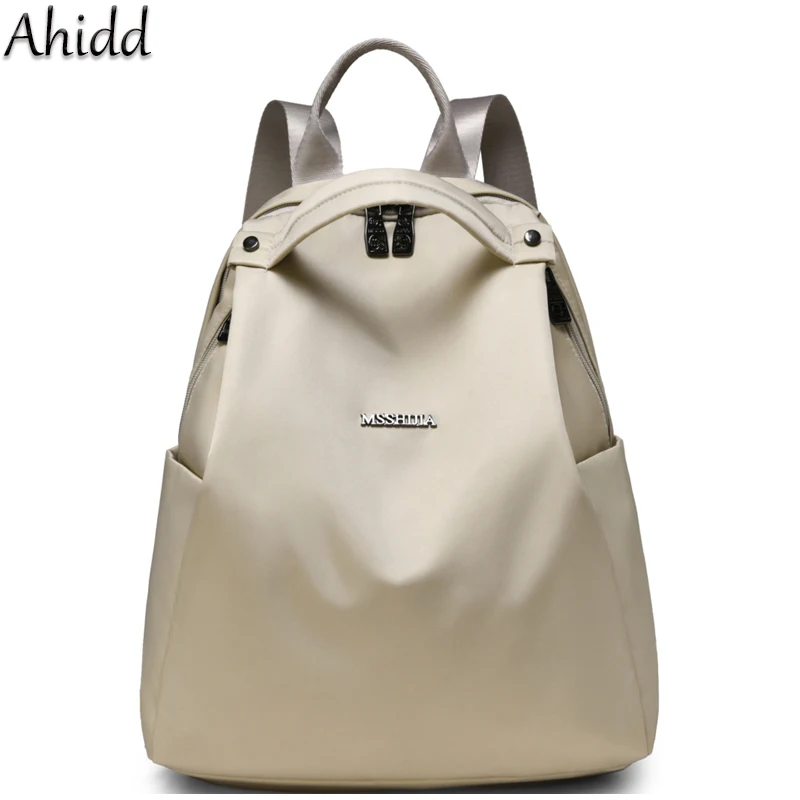 Fashion Daypack for Women Top Quality Nylon Backpack Large Capacity School Bag Student Bookbag Ladies Waterproof Travel Rucksack