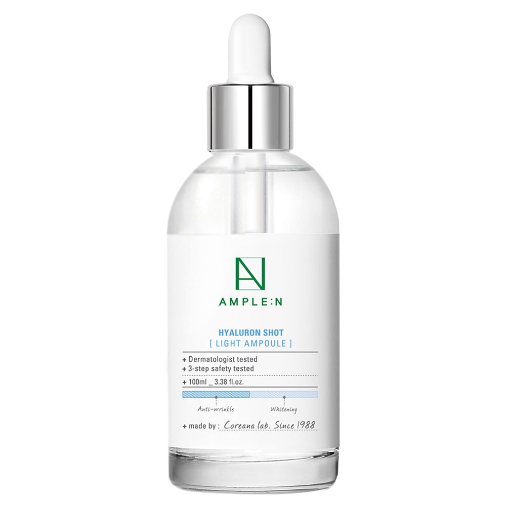 Ample : N Hialuron Shot Light Ampola 100ml 1pc Coreano Facial Ácido Hialurônico Soro Cuidados De Umidade Para Todos Os T