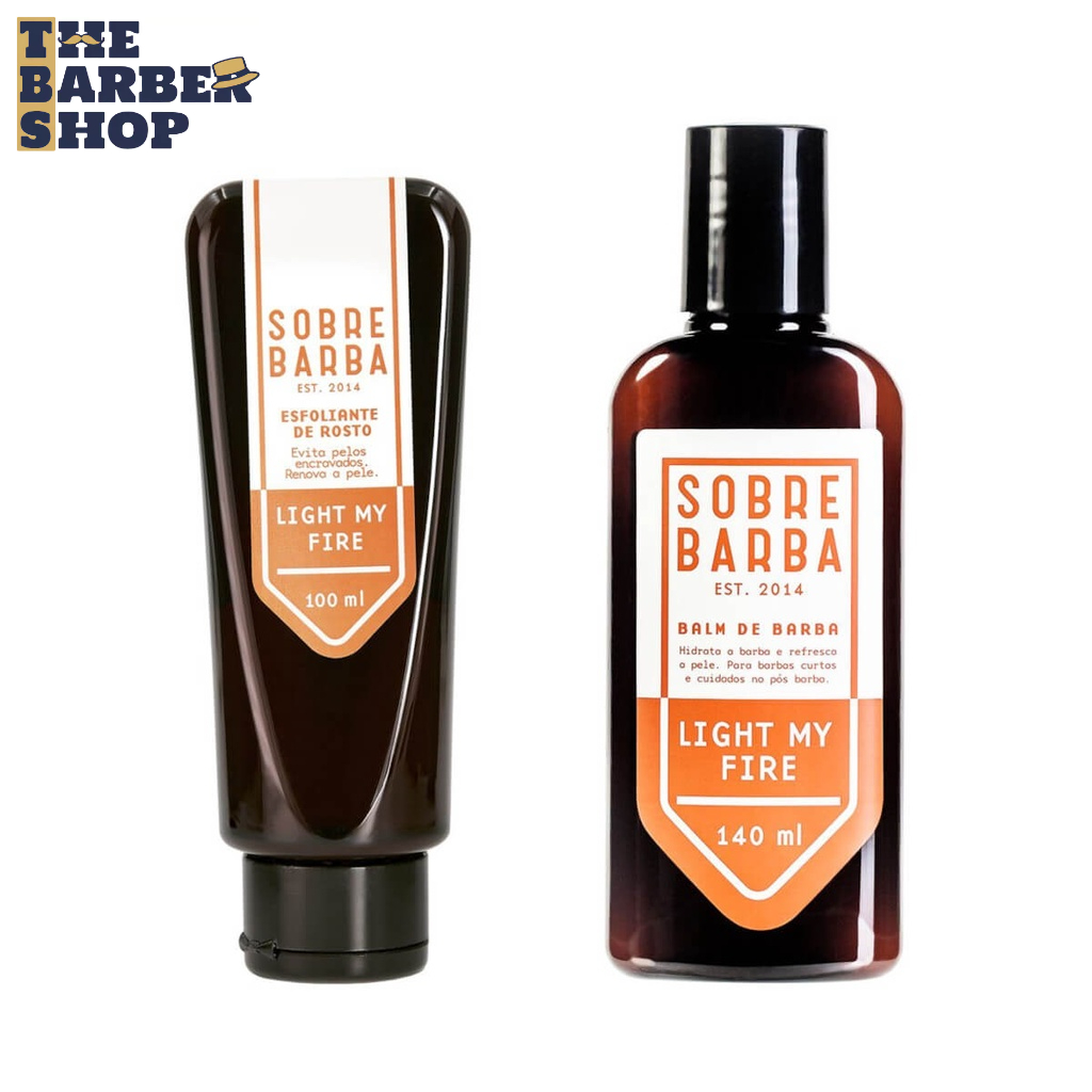Kit SOBREBARBA Balm Para Barba + Esfoliante Light My Fire